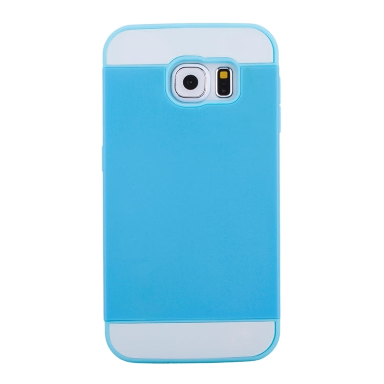 For Galaxy S6 Edge 2 in 1 Contrast Color Silicone & Plastic Case