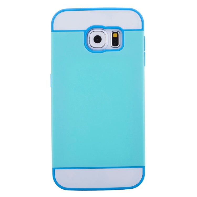 For Galaxy S6 Edge 2 in 1 Contrast Color Silicone & Plastic Case