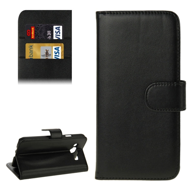 Horizontal Flip Magnetic Buckle PU Leather Case with Holder & Card Slot & Wallet for Galaxy E5 / E500