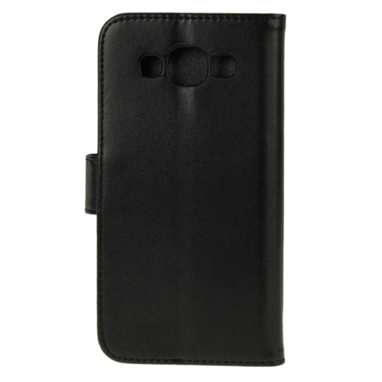 Horizontal Flip Magnetic Buckle PU Leather Case with Holder & Card Slot & Wallet for Galaxy E5 / E500