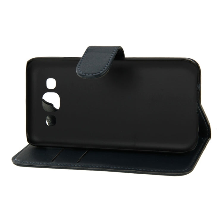 Horizontal Flip Magnetic Buckle PU Leather Case with Holder & Card Slot & Wallet for Galaxy E5 / E500