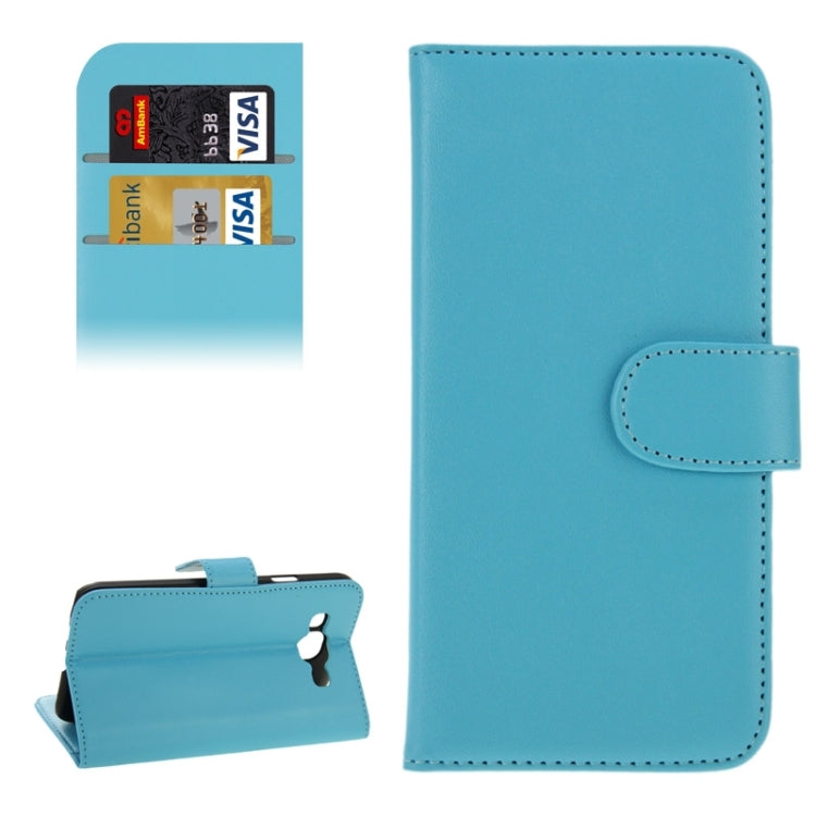Horizontal Flip Magnetic Buckle PU Leather Case with Holder & Card Slot & Wallet for Galaxy E5 / E500