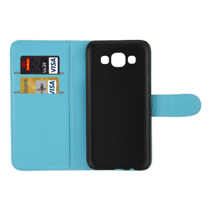 Horizontal Flip Magnetic Buckle PU Leather Case with Holder & Card Slot & Wallet for Galaxy E5 / E500