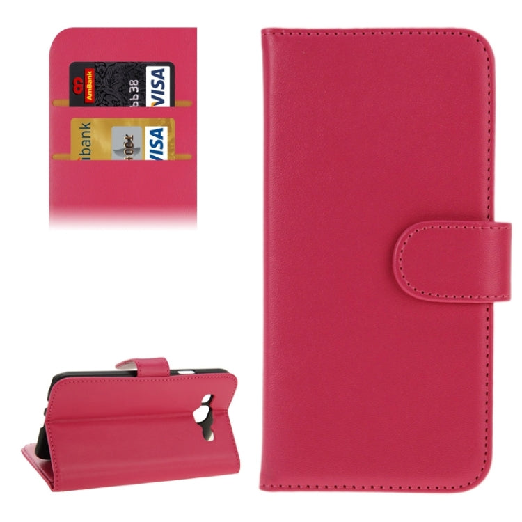 Horizontal Flip Magnetic Buckle PU Leather Case with Holder & Card Slot & Wallet for Galaxy E5 / E500