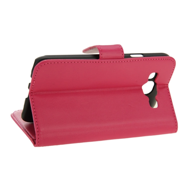 Horizontal Flip Magnetic Buckle PU Leather Case with Holder & Card Slot & Wallet for Galaxy E5 / E500