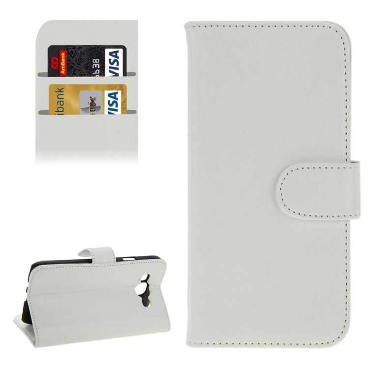 Horizontal Flip Magnetic Buckle PU Leather Case with Holder & Card Slot & Wallet for Galaxy E5 / E500