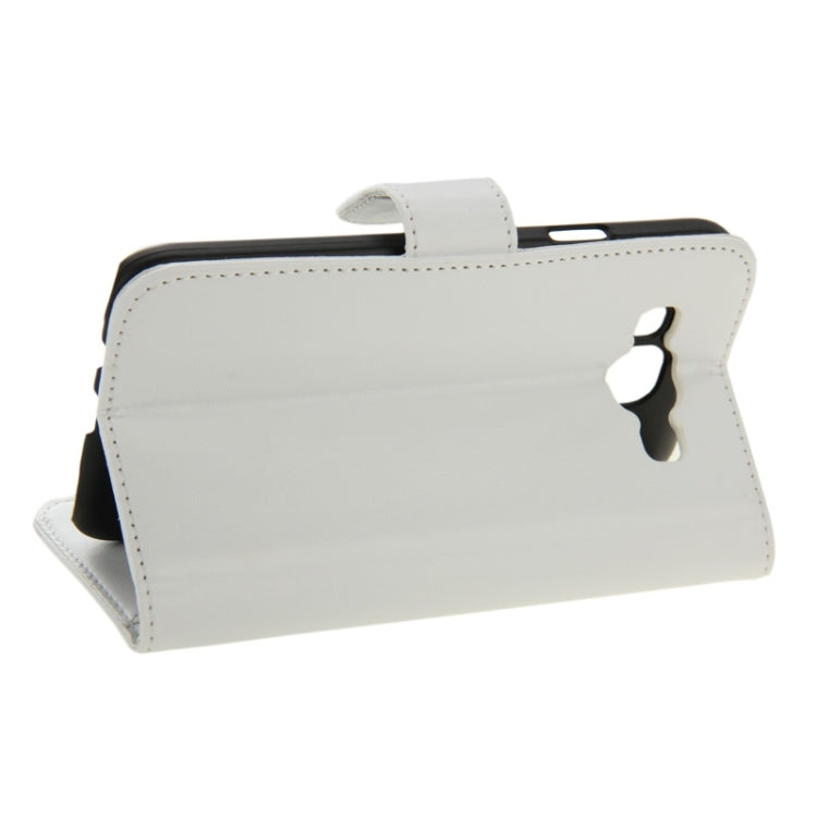 Horizontal Flip Magnetic Buckle PU Leather Case with Holder & Card Slot & Wallet for Galaxy E5 / E500