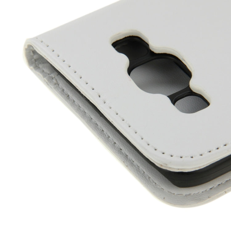 Horizontal Flip Magnetic Buckle PU Leather Case with Holder & Card Slot & Wallet for Galaxy E5 / E500