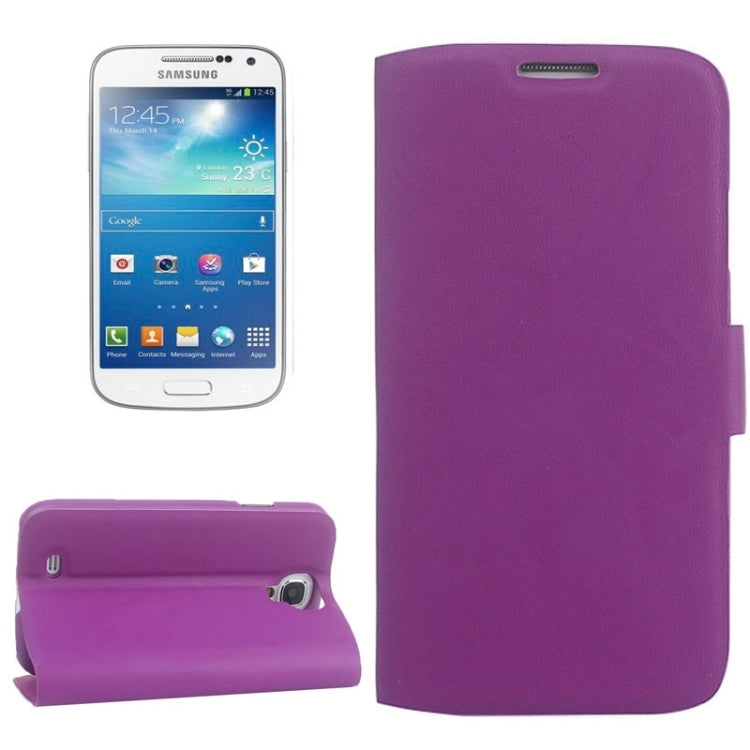 Fine Sheepskin Texture Sheepskin Horizontal Flip Leather Case with Card Slots & Holder for Galaxy S4
