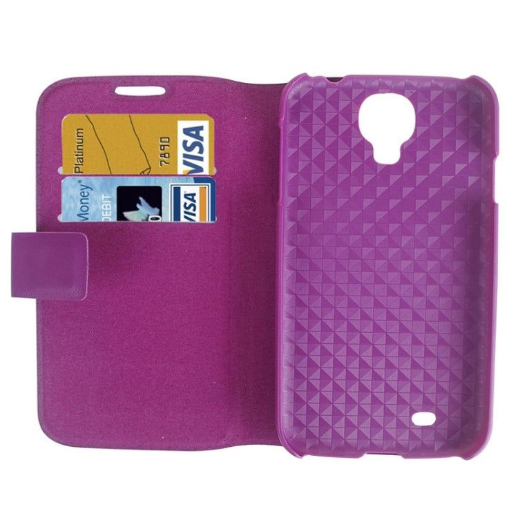 Fine Sheepskin Texture Sheepskin Horizontal Flip Leather Case with Card Slots & Holder for Galaxy S4