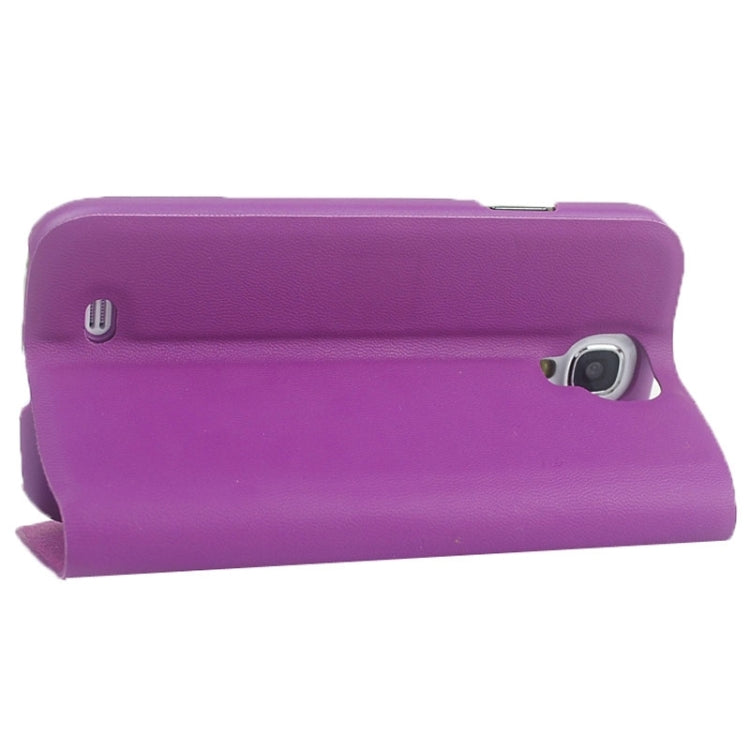 Fine Sheepskin Texture Sheepskin Horizontal Flip Leather Case with Card Slots & Holder for Galaxy S4