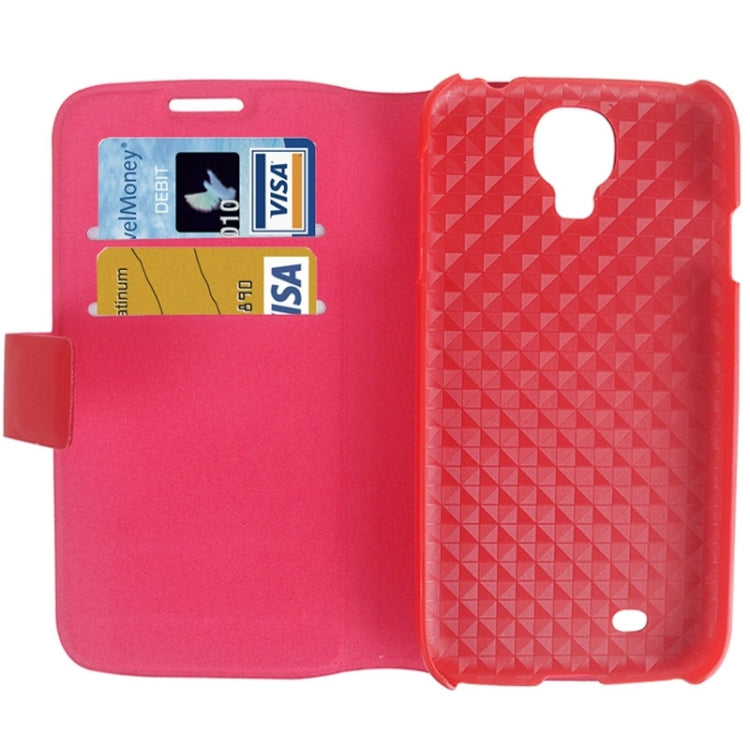 Fine Sheepskin Texture Sheepskin Horizontal Flip Leather Case with Card Slots & Holder for Galaxy S4