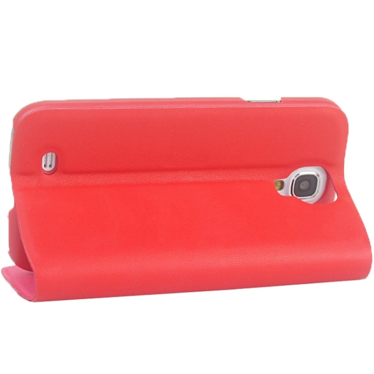 Fine Sheepskin Texture Sheepskin Horizontal Flip Leather Case with Card Slots & Holder for Galaxy S4