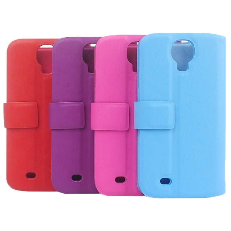 Fine Sheepskin Texture Sheepskin Horizontal Flip Leather Case with Card Slots & Holder for Galaxy S4