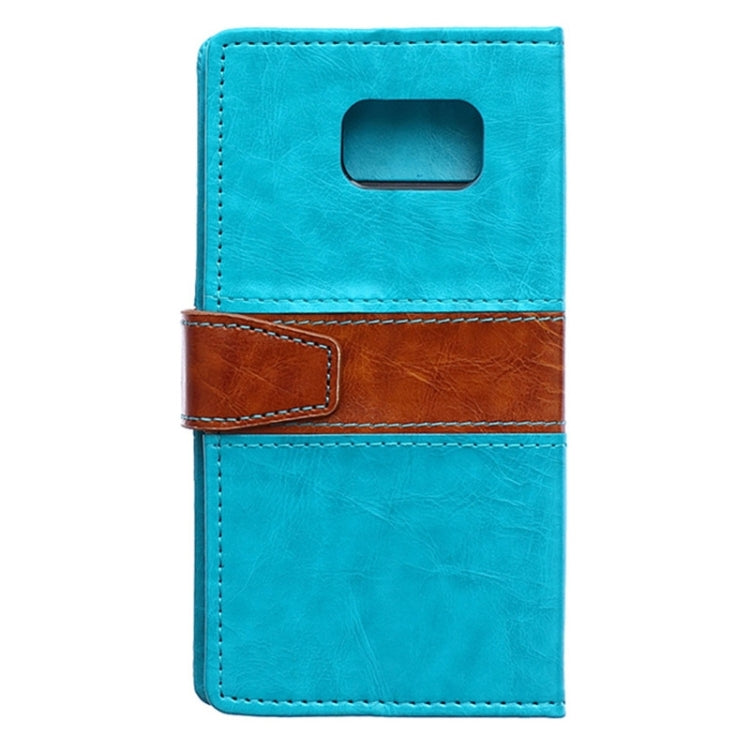 For Galaxy S6 / G920 Color Matching Flip Leather Case with Holder & Card Slots & Wallet