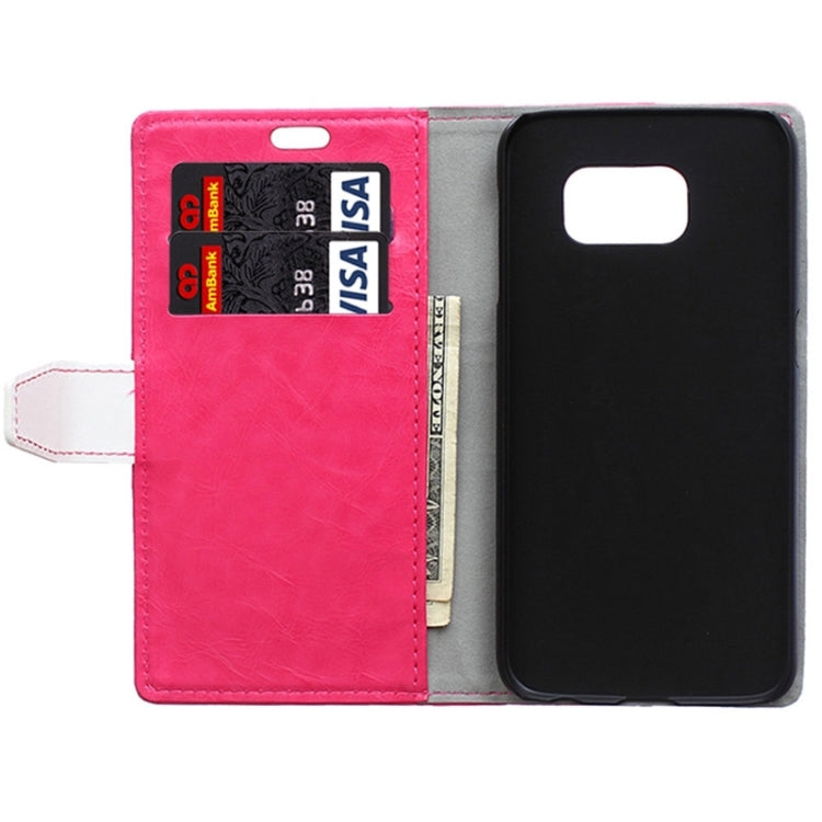 For Galaxy S6 / G920 Color Matching Flip Leather Case with Holder & Card Slots & Wallet