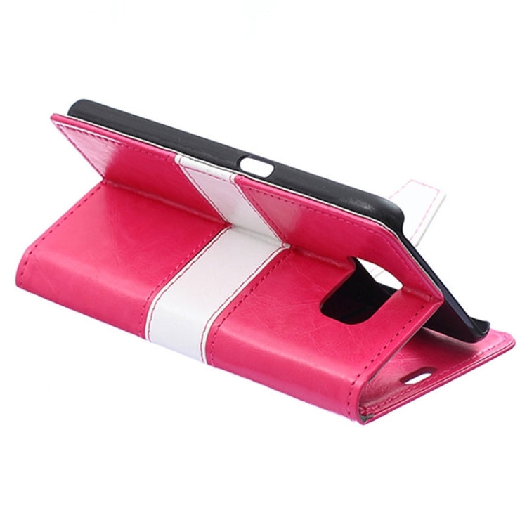 For Galaxy S6 / G920 Color Matching Flip Leather Case with Holder & Card Slots & Wallet
