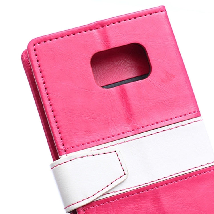 For Galaxy S6 / G920 Color Matching Flip Leather Case with Holder & Card Slots & Wallet