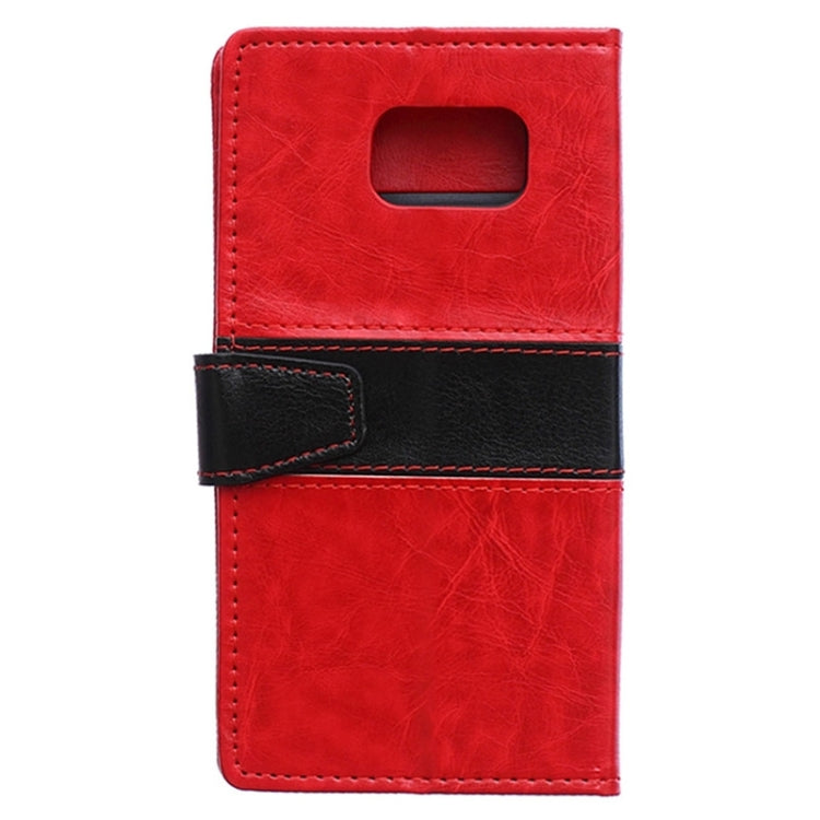 For Galaxy S6 / G920 Color Matching Flip Leather Case with Holder & Card Slots & Wallet