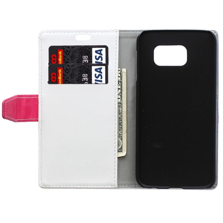 For Galaxy S6 / G920 Color Matching Flip Leather Case with Holder & Card Slots & Wallet