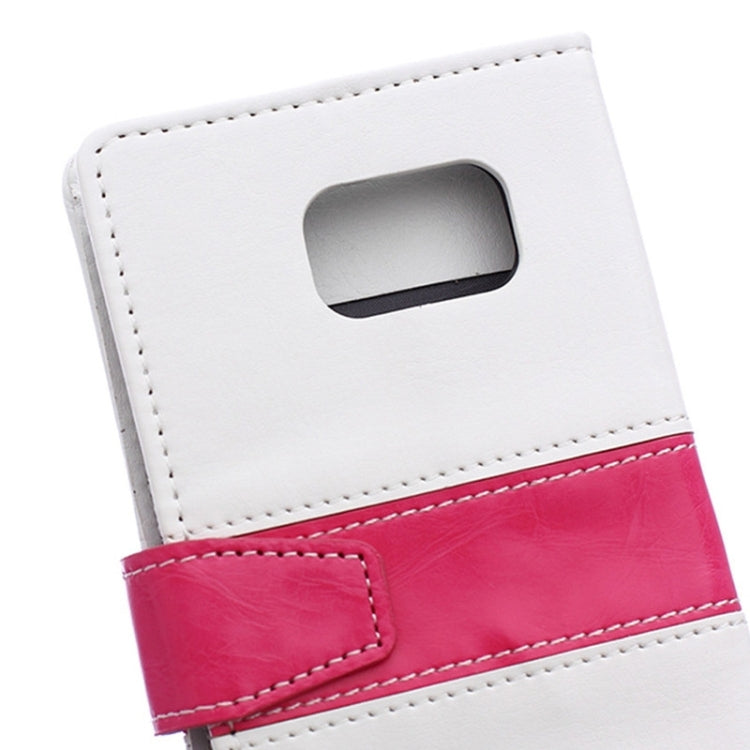 For Galaxy S6 / G920 Color Matching Flip Leather Case with Holder & Card Slots & Wallet