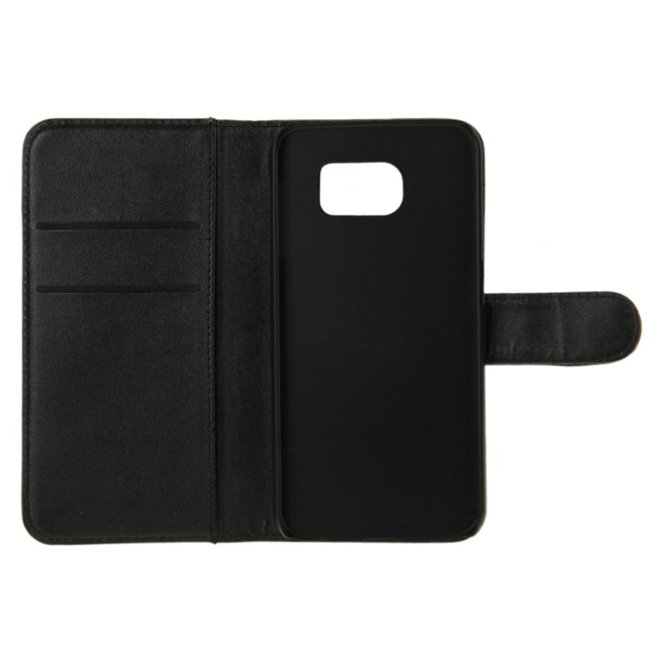 For Galaxy S6 Horizontal Flip Magnetic Buckle PU Leather Case with Holder & Card Slot & Wallet