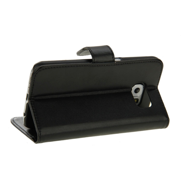 For Galaxy S6 Horizontal Flip Magnetic Buckle PU Leather Case with Holder & Card Slot & Wallet
