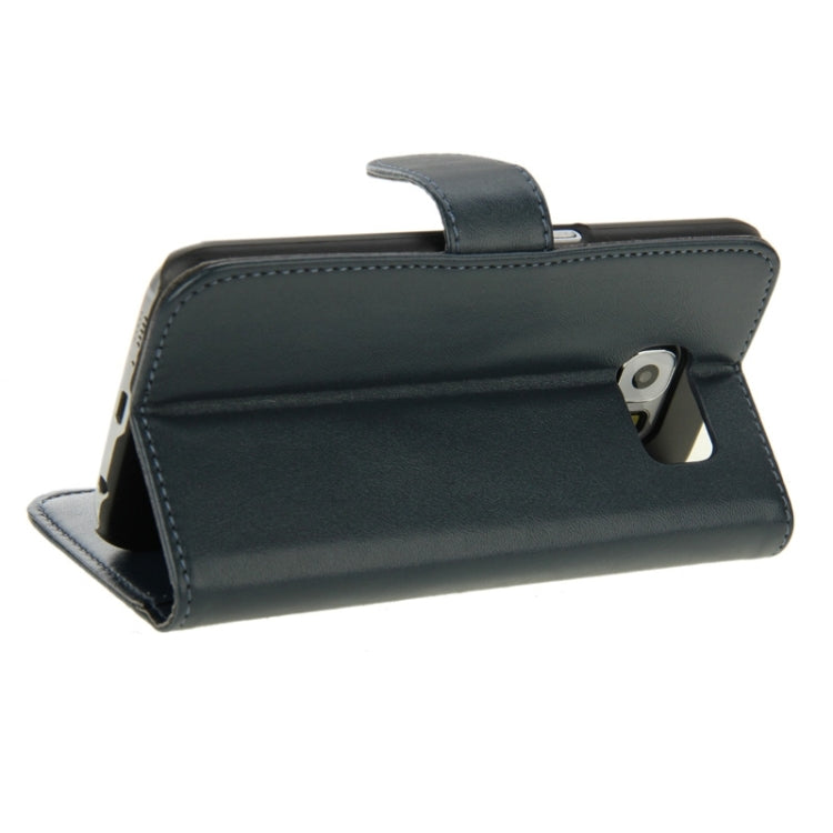 For Galaxy S6 Horizontal Flip Magnetic Buckle PU Leather Case with Holder & Card Slot & Wallet