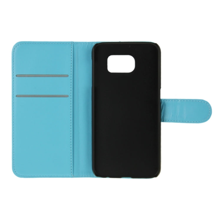 For Galaxy S6 Horizontal Flip Magnetic Buckle PU Leather Case with Holder & Card Slot & Wallet