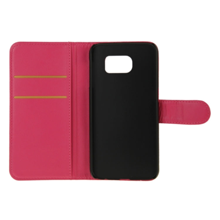 For Galaxy S6 Horizontal Flip Magnetic Buckle PU Leather Case with Holder & Card Slot & Wallet