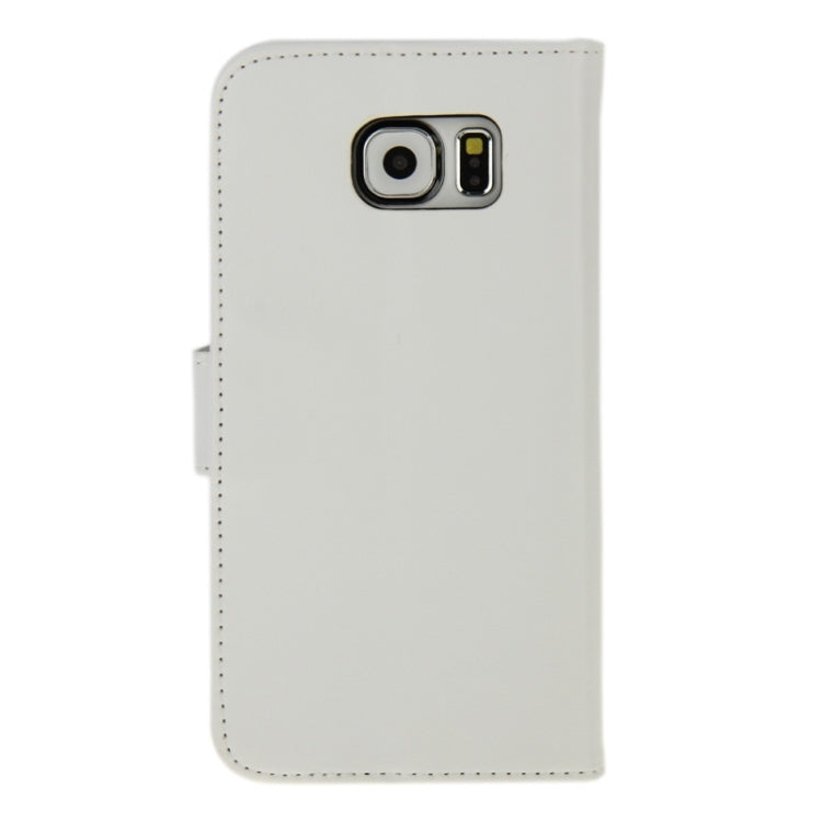 For Galaxy S6 Horizontal Flip Magnetic Buckle PU Leather Case with Holder & Card Slot & Wallet