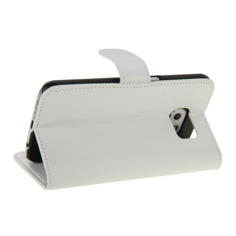 For Galaxy S6 Horizontal Flip Magnetic Buckle PU Leather Case with Holder & Card Slot & Wallet