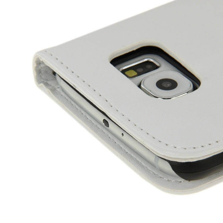 For Galaxy S6 Horizontal Flip Magnetic Buckle PU Leather Case with Holder & Card Slot & Wallet