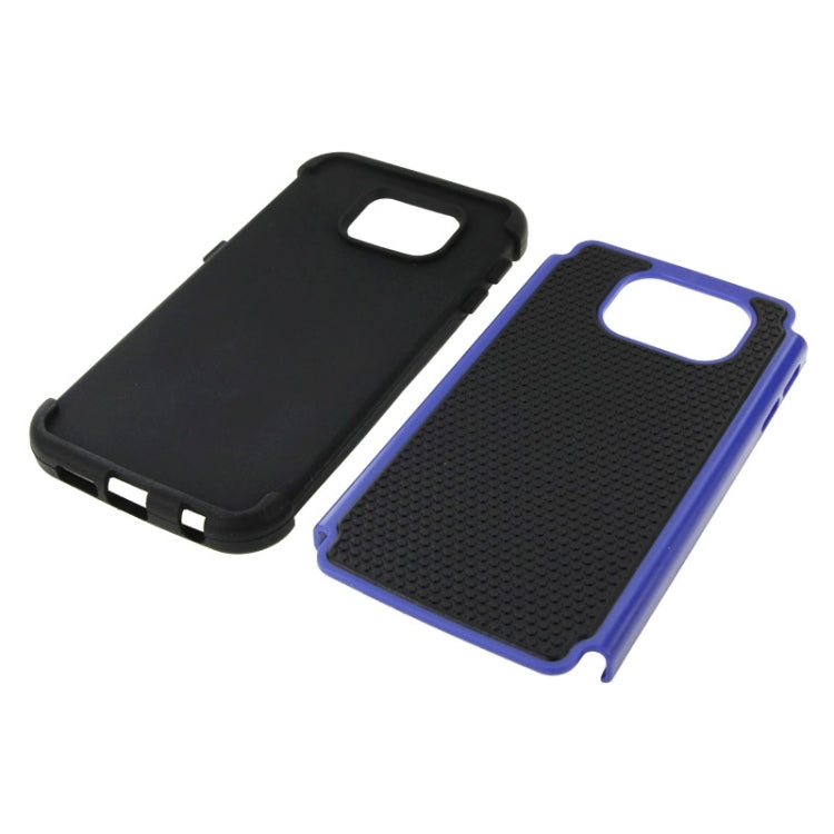 For Galaxy S6 Football Texture PC + TPU Contrast Color Combination Case
