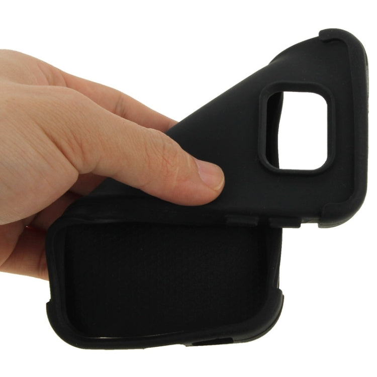 For Galaxy S6 Football Texture PC + TPU Contrast Color Combination Case