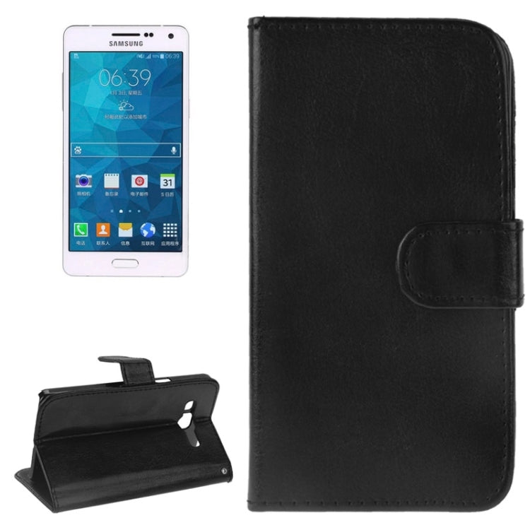 Litchi Texture Horizontal Flip Magnetic Buckle Leather Case with Card Slots & Holder for Galaxy A5 / A5000