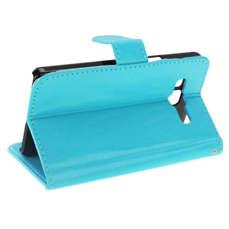 Litchi Texture Horizontal Flip Magnetic Buckle Leather Case with Card Slots & Holder for Galaxy A5 / A5000