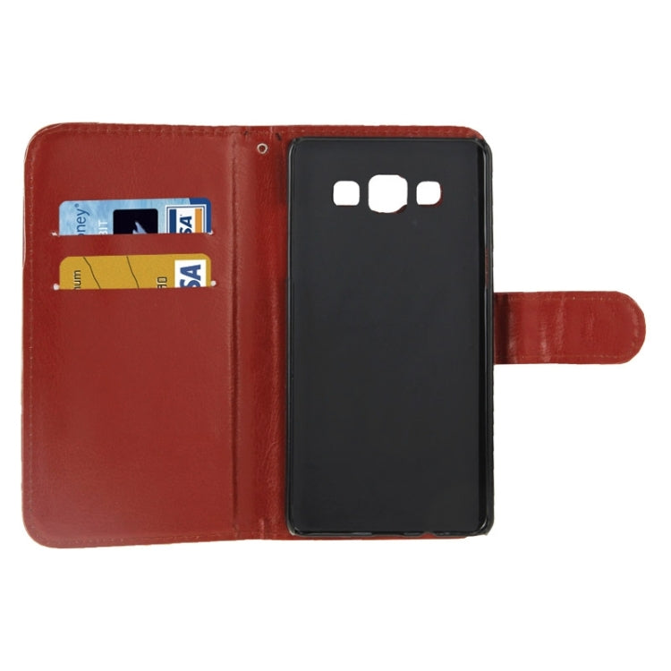 Litchi Texture Horizontal Flip Magnetic Buckle Leather Case with Card Slots & Holder for Galaxy A5 / A5000