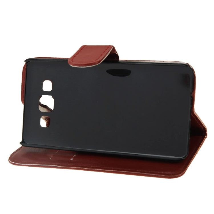 Litchi Texture Horizontal Flip Magnetic Buckle Leather Case with Card Slots & Holder for Galaxy A5 / A5000