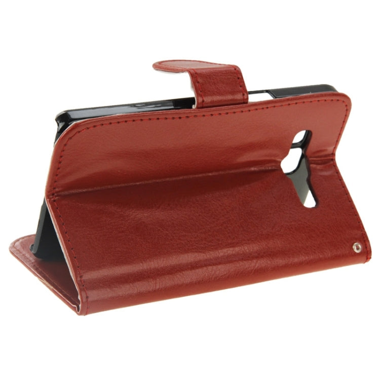 Litchi Texture Horizontal Flip Magnetic Buckle Leather Case with Card Slots & Holder for Galaxy A5 / A5000