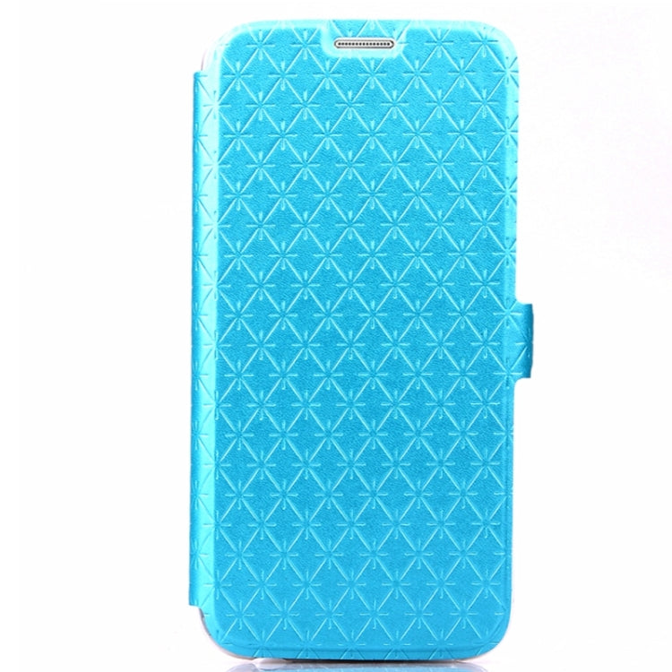 For Galaxy S6 / G920 Diamond Pattern Flip Leather Case with Card Slots & Holder