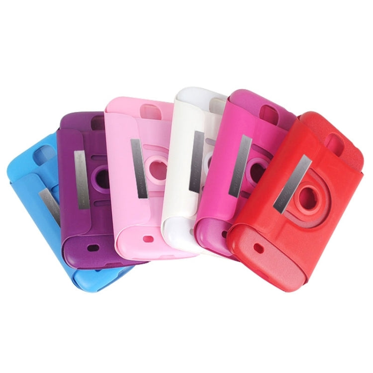 Fine Sheepskin Texture 360 Degree Rotating Leather Case with 2 Gears Holder & Metal buckle for Galaxy S4