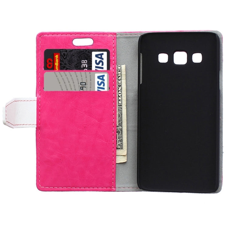 Color Matching Flip Leather Case with Holder & Card Slots & Wallet for Galaxy A3 / A300