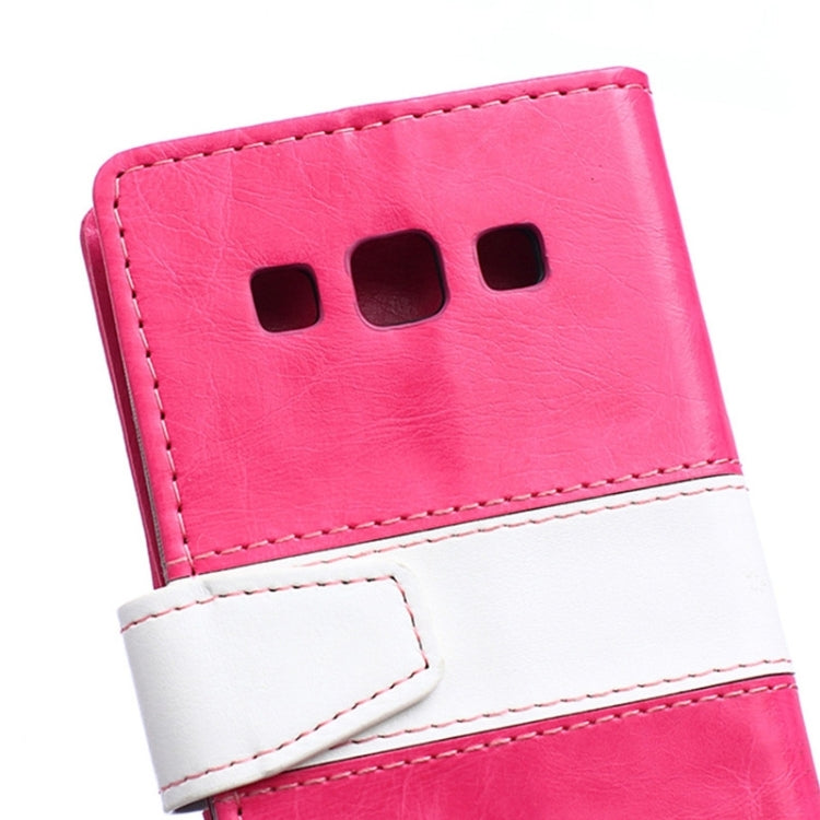 Color Matching Flip Leather Case with Holder & Card Slots & Wallet for Galaxy A3 / A300