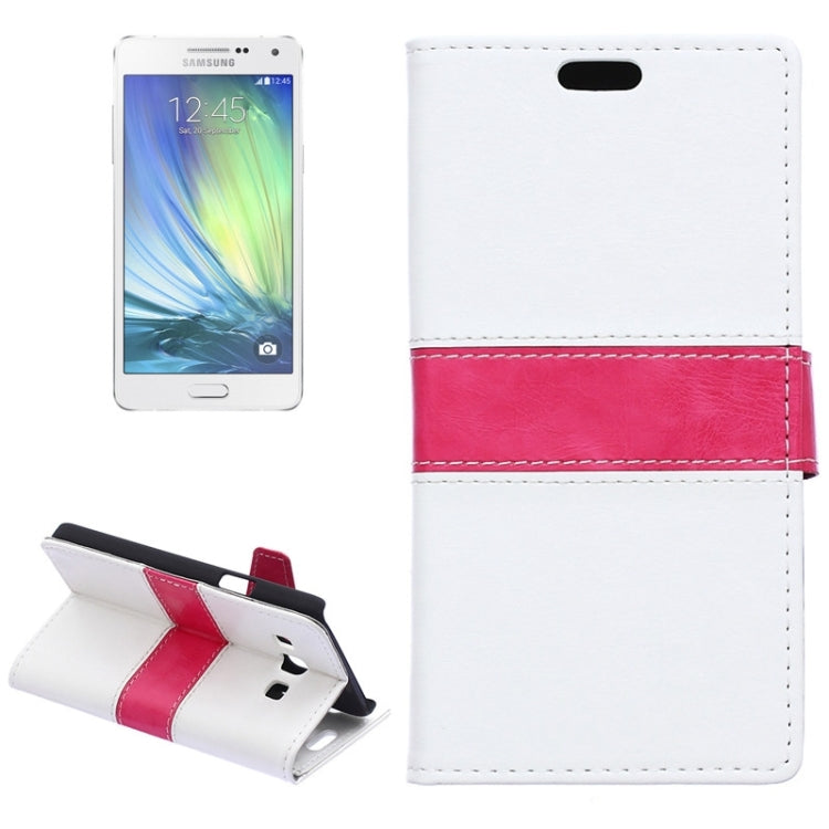 Color Matching Flip Leather Case with Holder & Card Slots & Wallet for Galaxy A3 / A300