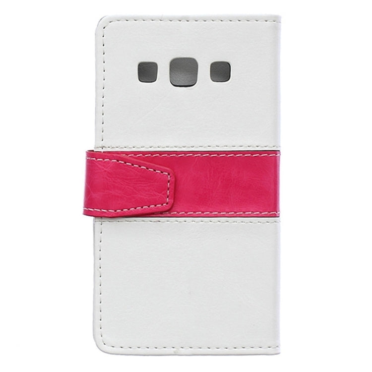 Color Matching Flip Leather Case with Holder & Card Slots & Wallet for Galaxy A3 / A300