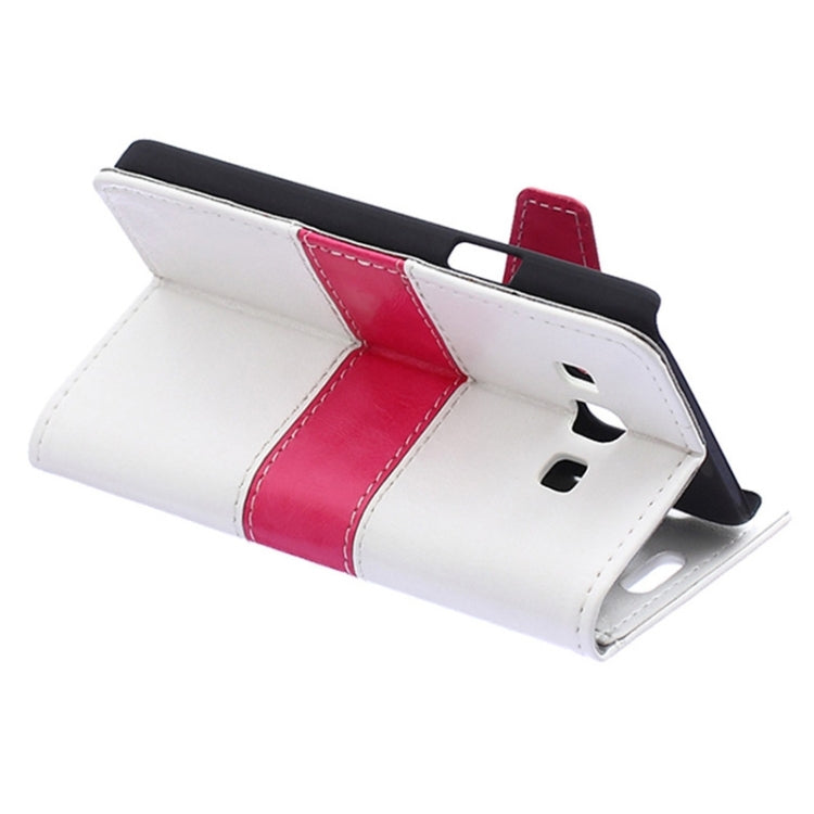 Color Matching Flip Leather Case with Holder & Card Slots & Wallet for Galaxy A3 / A300