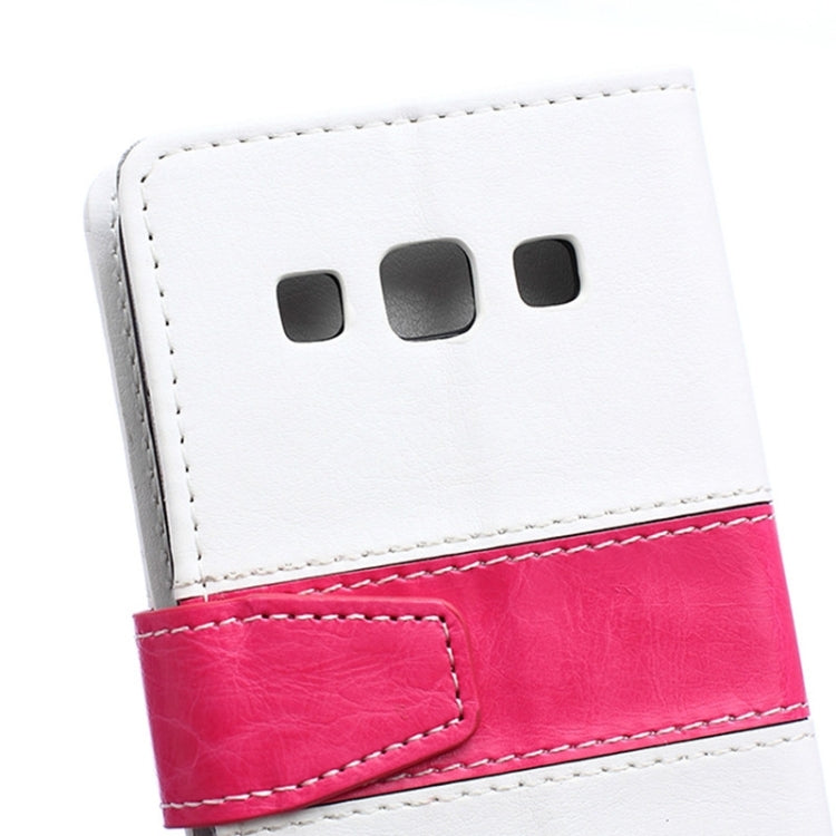 Color Matching Flip Leather Case with Holder & Card Slots & Wallet for Galaxy A3 / A300