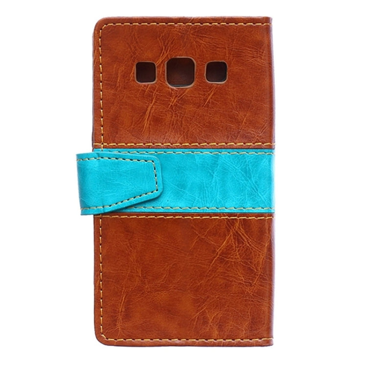 Color Matching Flip Leather Case with Holder & Card Slots & Wallet for Galaxy A3 / A300