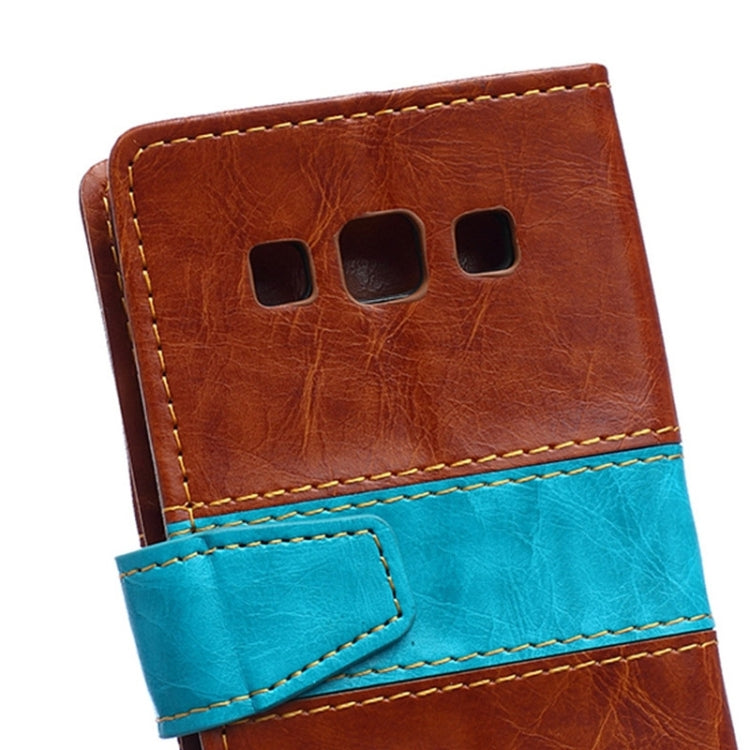 Color Matching Flip Leather Case with Holder & Card Slots & Wallet for Galaxy A3 / A300